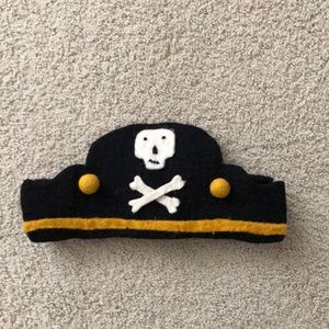 Felted pirates hat.